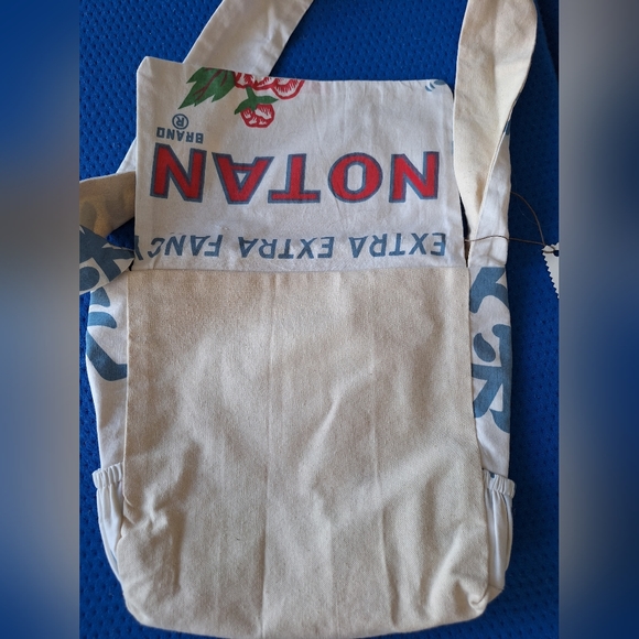 Recycled Japanese rice sack bag - Picture 3 of 4